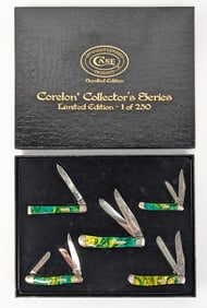 Ltd 2007 Case XX Cat Eye Corelon Scrolled Edition Set w/ Box