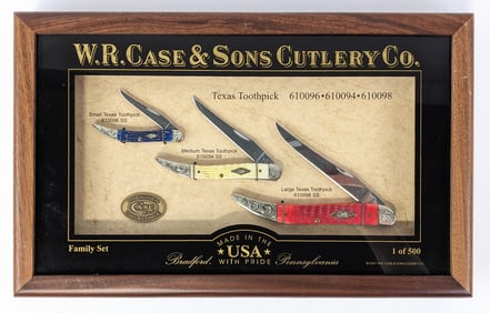 Ltd 2007 Case XX Toothpick Family Mint Set