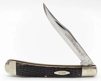 Ltd 1981 Case XX Collectors Club Jig Bone Large Trapper 6151