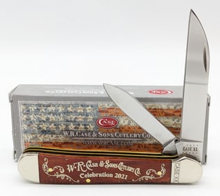 2021 Case XX Celebration Smooth Chestnut Bone Copperhead 6249W w/ Box