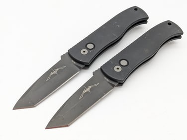 (2) Protech Emerson CQC7 Tanto Automatic Switchblade Knife