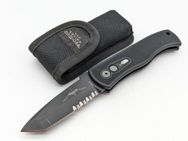 ProTech Emerson CQC7 Tanto Switchblade Auto Knife w/ Pouch
