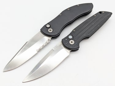 (2) ProTech TR-3 & Elishewitz Doru Switchblade Knives