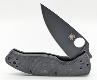 Spyderco Tenacious Black G-10 Folding Knife