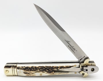 AKC Bill DeShivs Leverletto Stiletto Style Lever Lock Switchblade Knife