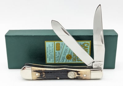 Ltd Canal Street Cutlery TKC Sambar Stag Trapper w/ Box