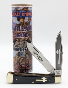 Ltd 2021 Battle Axe Brand Buffalo Horn Trapper w/ Tube