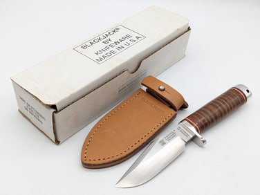 Blackjack Classic Trail Guide II Hunting Knife w/ Sheath & Box