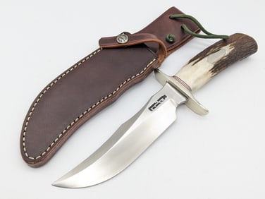 Randall Model 4 Stag Handle Fighter w/ Sheath
