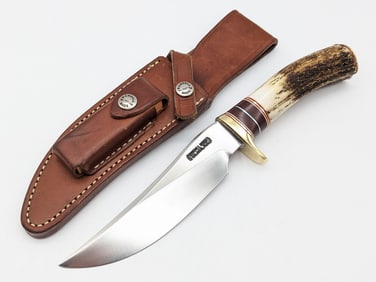 Randall Model 27 Stag Handle Trailblazer w/ Sheath