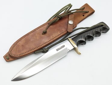 Randall Model 16 Finger Groove Micarta Divers Knife
