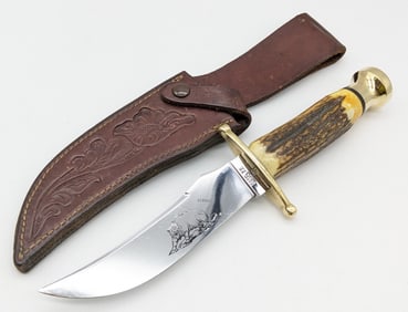Case XX Kodiak Bear Bowie Knife w/ Sheath