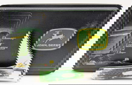 2002 Case XX John Deere Green Bone Russlock 61953L w/ Tin