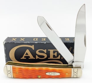 2023 Case XX Cayenne Bone Stamped Bolster Trapper 62254 w/ Box