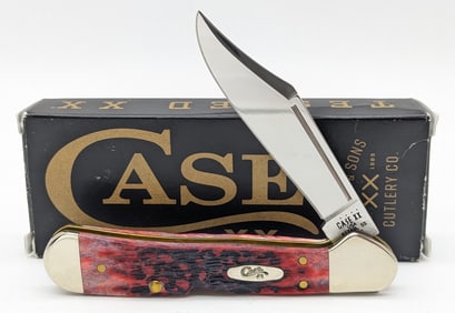 2022 Case XX Crimson Red Bone Mini Copperlock 61749L w/ Box