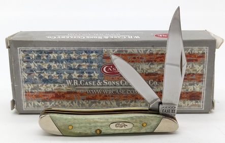 2020 Case XX Mint Green Bone Slant Bolster Peanut 6220 w/ Box
