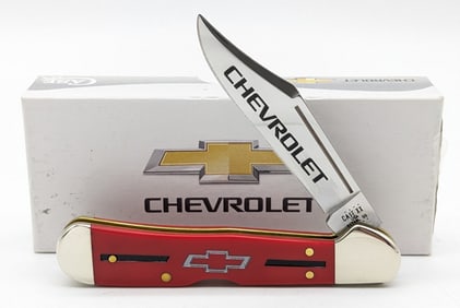 2022 Case XX Chevrolet Red Synthetic Mini Copperlock 41749L w/ Box
