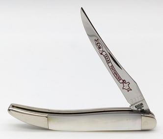 Ltd 1985 Case XX Mother of Pearl Small Texas Toothpick 810096