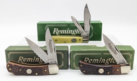 (3) NIB Remington Folding Knives