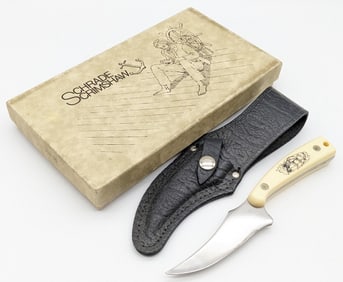 Schrade Scrimshaw Edition Fixed Blade Skinner 152 SC w/ Box