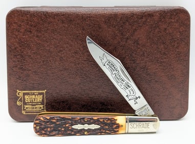 Schrade Cutlery 80th Anniversary Daddy Barlow Knife w/ Case