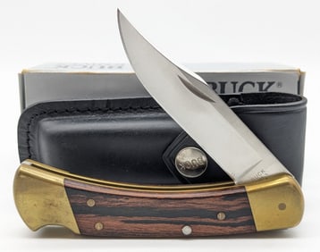 Buck 110 Classic Lock Back Folding Knife w/ Box & Sheath