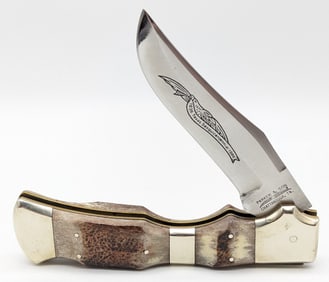 Parker & Sons 1986 Texas Sesquicentennial Large Lock Back Bowie M-1467