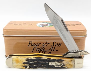 Ltd Bear & Sons Custom Heritage Stag Cheetah w/ Tin