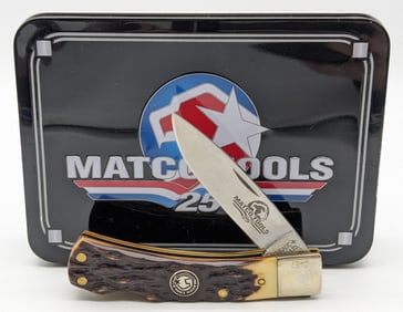 Schrade Matco Tools 25th Anniversary Delrin Lock Back Knife w/ Tin