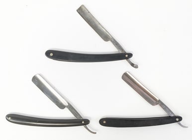 (3) Early Case Brothers Case & Sons Straight Razors