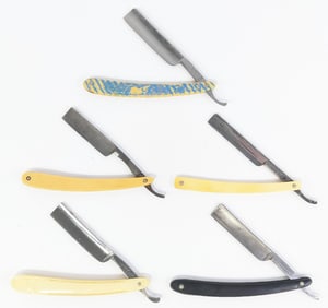 (5) Various Brand Antique Straight Razors