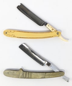 H. Boker Co. & J.R. Torrey Antique Straight Razors