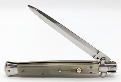 Italian Rams Horn Stiletto Switchblade Knife