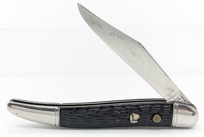 Hammer Brand Rough Black Toothpick Switchblade Knife