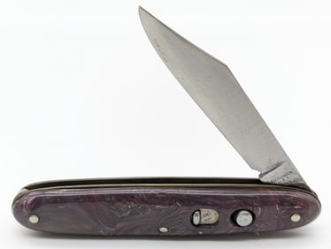 Edgemaster Marbled Plastic Switchblade Knife