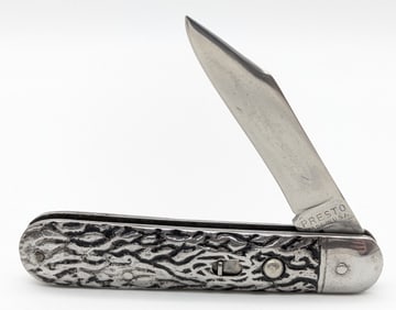 Schrade Presto Metal Handle Switchblade Knife