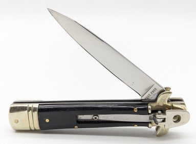 Unbranded Black Plastic Leverlock Switchblade Knife