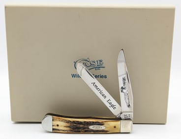 1992 Case XX Sears American Eagle Stag Trapper 5254 w/ Case