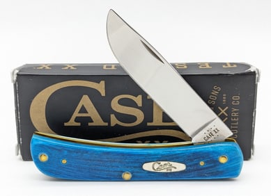 2024 Case XX Sawcut Caribbean Blue Bone Sod Buster Jr. 6137 w/ Box