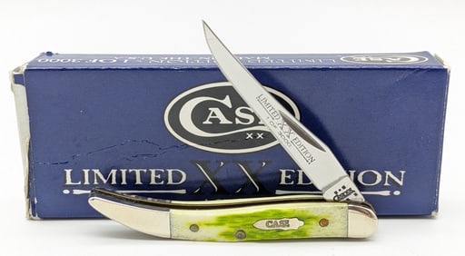 Ltd 2004 Case XX Key Lime Green Small Texas Toothpick 610096 w/ Box