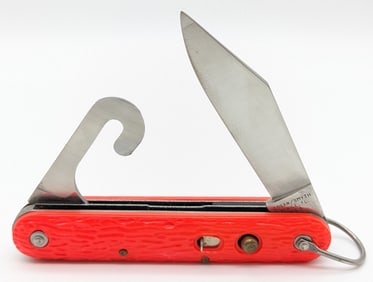 Logan / Smyth Orange Paratrooper Switchblade Knife