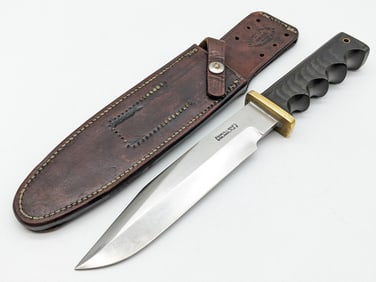 Vietnam Era Custom Randall Model 14 Attack Knife w/ Sheath