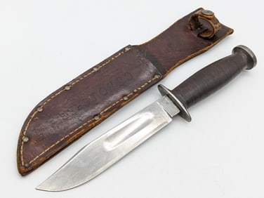 WWII Kinfolks Fighting Knife w/ Sheath