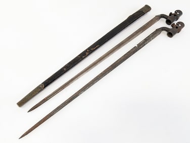 (2) British M1853 Enfield Socket Bayonets