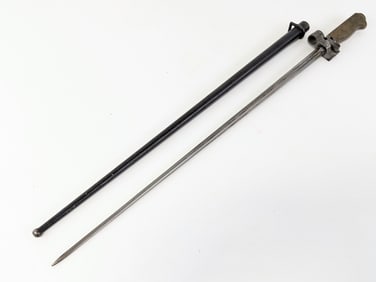 French M1886 Lebel Bayonet w/ Scabbard