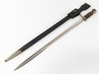 WKC Imperial German M1898 1st Pattern Gewehr Quill Point Bayonet w/ Scabbard