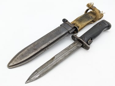 Turkish Milpar Col M5A1 M1 Garand Bayonet w/ Scabbard