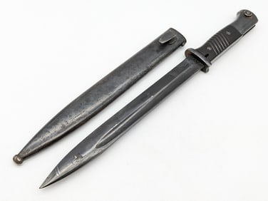 WWII 1940 German Clemen & Jung K98 Mauer Bayonet w/ Matching Scabbard