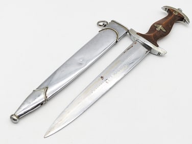 WWII German August Bickel SA Dagger w/ Scabbard