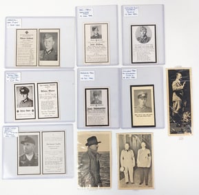 WWII German Death Cards & Adolf Hitler Post Cards